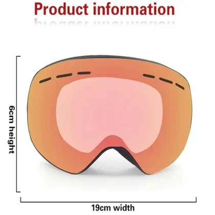 2025 Hot Sale Shock Resistant Ski Glasses for Kids and Youth