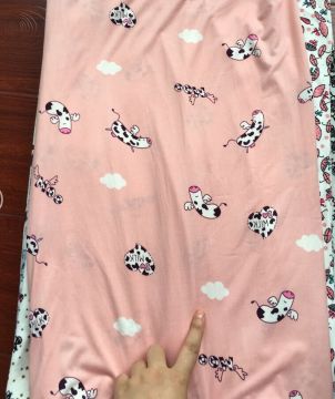 92% Polyester 8% Spandex Peach Skin print fabric