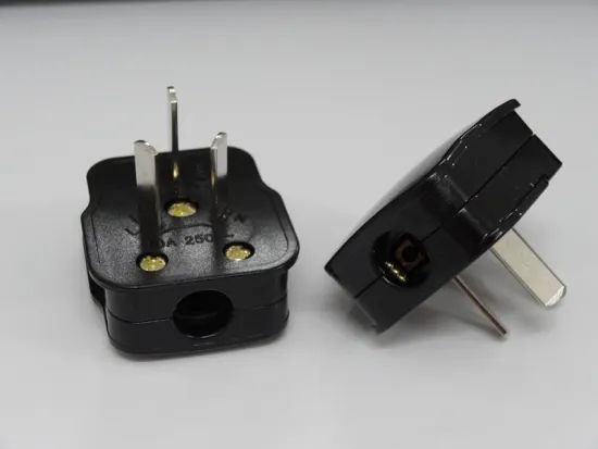 SAA Certification Australia 3pin secure electrical female rewireable plug