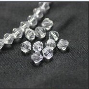 3mm/4mm/6mm/8mm/10mm/12mm/14mm fashion clear Crystal glass Bicone Beads