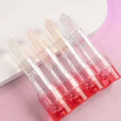 Temperature Changing Handaiyan 4 Colors Moisturizing Glitter Lipstick - Wholesale Cosmetics Makeup Offer