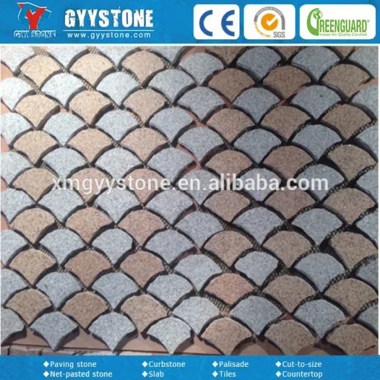 cheap price granite cobblestone driveway pavers