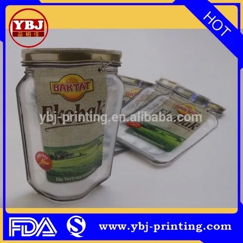 Most popular 16oz Flat Bottom plastic zipper bag