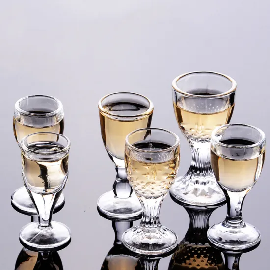 Libbey 1 Oz Shot Glass With Golden Rim