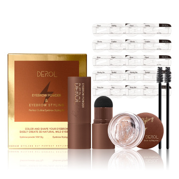 Three-Dimensional Contour Eyebrow Seal Set: Enhancing Your Beauty Routine with Precision and Definition