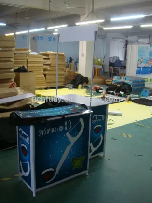 HOT SALE Promo table with printing picture, Promo stand, Aluminum table stand