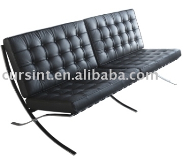 barcelona chair 3 seat