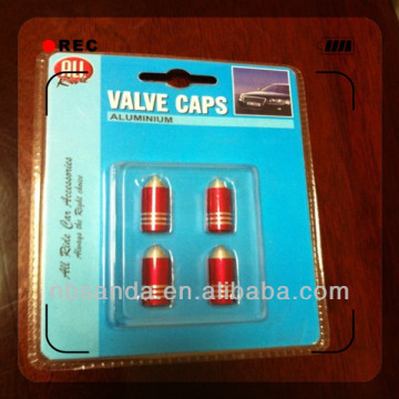 tire valve cap with blister packing