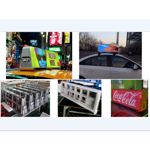 Outdoor Taxi roof LED Display Advertising