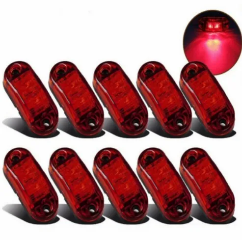Factory Price 2LED Truck Red Yellow White Edge Light Signal Light