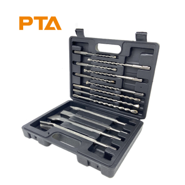 13pcs SDS Plus Hammer Drill Bits & Chisel Set for Masonry Work