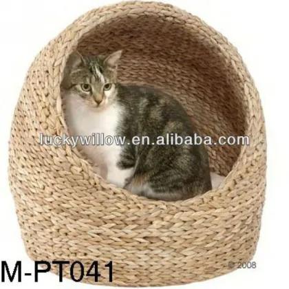 Wicker pet house / wicker cat cage / wicker pet bed & wicker doghouse
