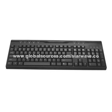 Multimedia Keyboard with Black Color