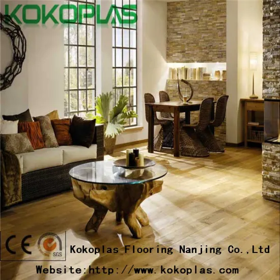 Sound Absorption PVC Vinyl Flooring with Click System