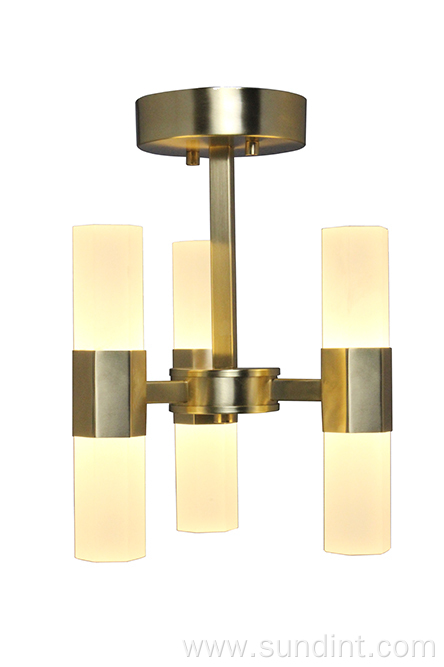 Modern Brilliant 6 Led Light Semi-flush Mount