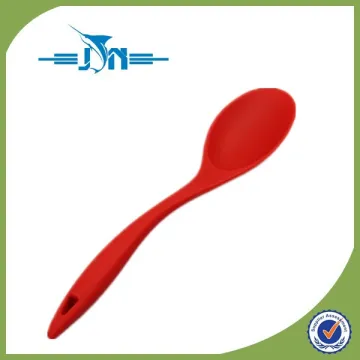 Premium Silicone Mixing Spoon with Hygienic Solid Coating