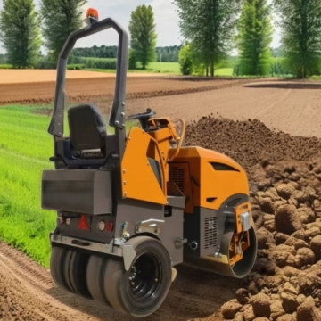 Hot Selling Single Drum Road Roller: Stepless Speed Change, High Stability, and Affordable Price