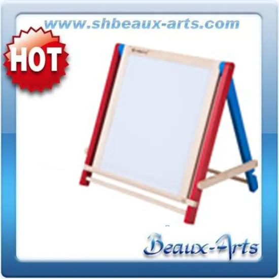 modern beech or elm artist tabletop painting easel for kids