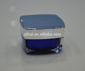 15g/30g/50g Square Shaped Empty Acrylic Cosmetic Cream Jars for Skin Care