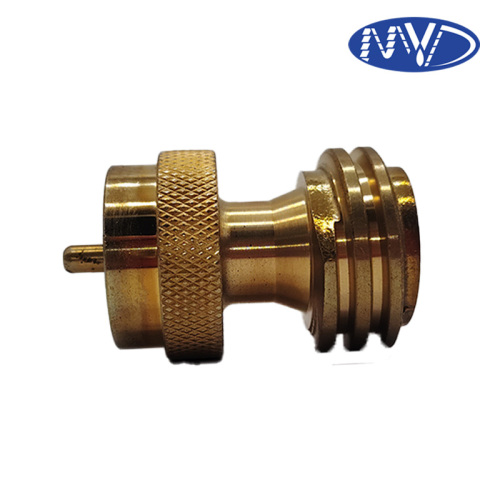 brass gas quick disconnect component