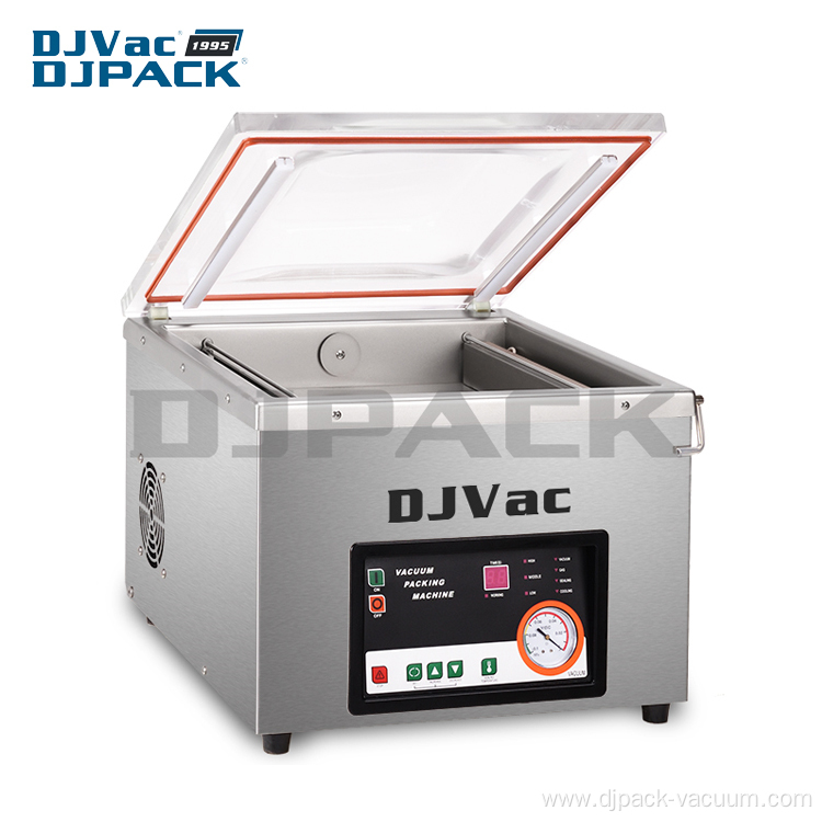 Double Sealer High Efficiency Seafood Vac Packing Machine