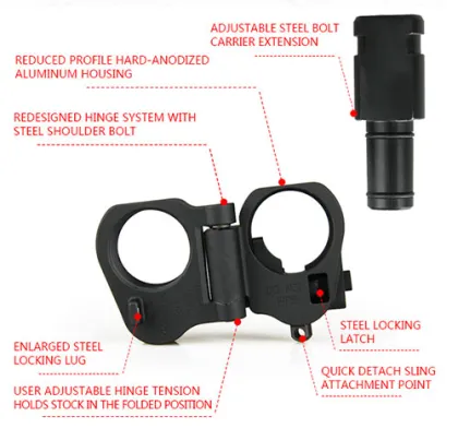 AR 15 accessories for outdoor hunting shooting scope mount AR folding stock adapter