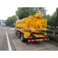 Dry and wet separation suction sewage truck