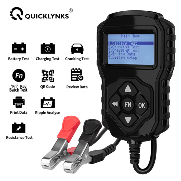 12V 24V Automotive Battery Load Tester - Αναλυτής μπαταρίας αυτοκινήτου με σύστημα στροφής και φόρτισης