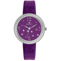 Diamantes de acero inoxidable Reloj de Reloj Case Lady's