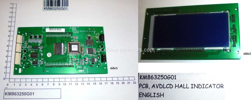 KM863250G01 AVDLCD HALL Indicator Board for Kone Lifts