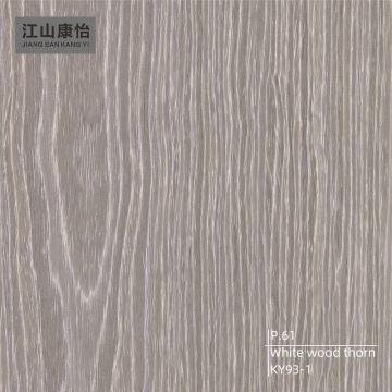 Film écologique en PVC en épine de bois blanc