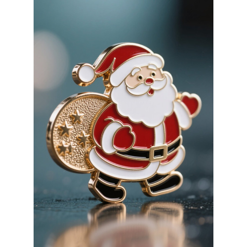 Christmas Key Metal Badge