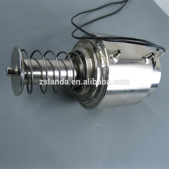 Tubular solenoid 100%ED TU80120 solenoid lock long stroke high force