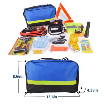 Bolsa de herramientas de plegado de automóviles de alta calidad: el kit esencial para el cuidado del automóvil para emergencias