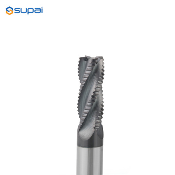 Karbür 4Flute End Freze Kaba Endmill Takım Kaplama