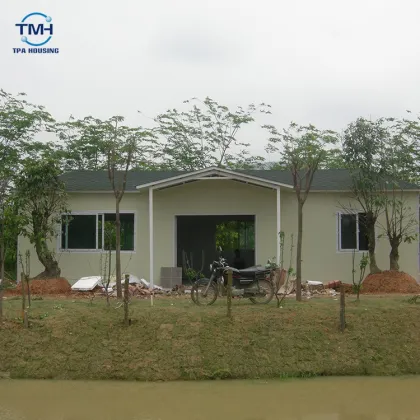 Ready made prefab beauty cottage beach cottage house modular resort villa
