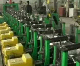 Cable Tray Cold Roll Forming Machine / Electrical Control Ms Gi