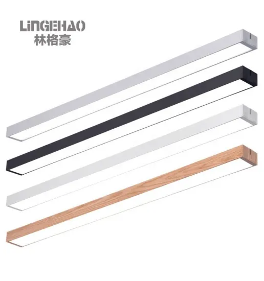 office linear pendant light with emergency unit 2450mm 61w etl ce cb certified led linear light 3000k 3500k