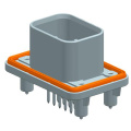 Conector de enchufe impermeable de 4.00 mm ECU 14PIN
