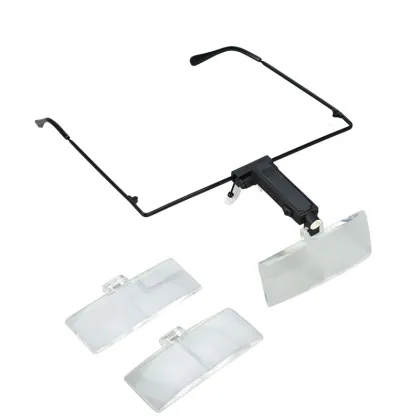 Low Vision Aids Lamp with Magnifying Glass 1.5X, 2.5X, 3.5X