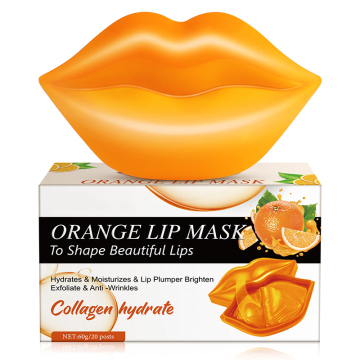 Vendite calde: marchio privato idratante per labbra - Maschera arancione Aloe Vera Cherry Peach