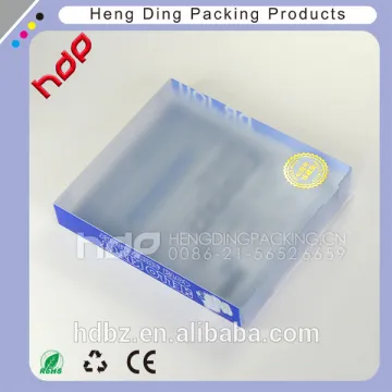 Top quality clear PVC Box, PET box, PP plastic box with logo printing