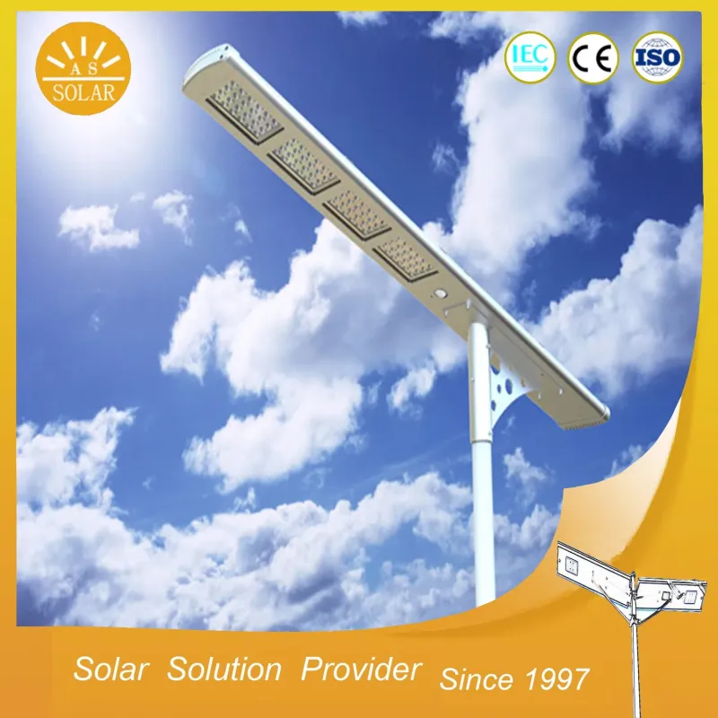 6m Pole Mounted Split Panel High Lumen Solar Street Light