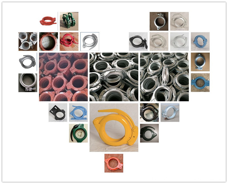 All Kinds of Concrete Pump Clamp Couplings