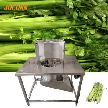 Parsley Processing Machine: Stainless Steel Fan Blade Celery Leaf Picker Coriander Leaf Separator