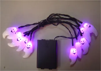 LED light with Halloween decoration by battery operate