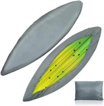Universal 600D Oxford Fabric Waterproof Boat Cover for Inflatable Dinghies, Canoes, and Kayaks