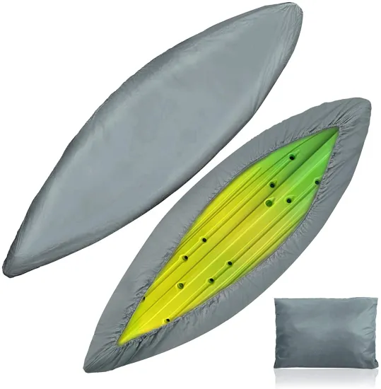 Universal 600D Oxford Fabric Waterproof Boat Cover for Inflatable Dinghies, Canoes, and Kayaks