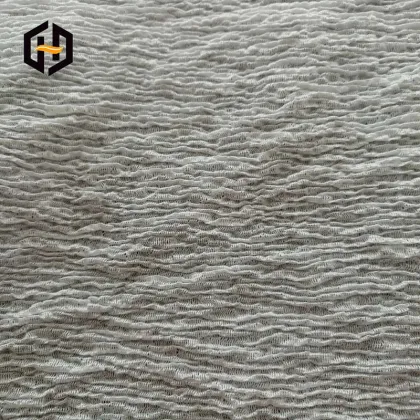 Stretch grey fabric cloth knitting for lady garment