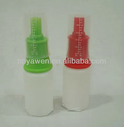 silicon pastry brush with oil bottle